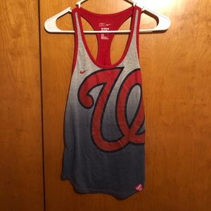 Women’s Nike Washington nationals tank top